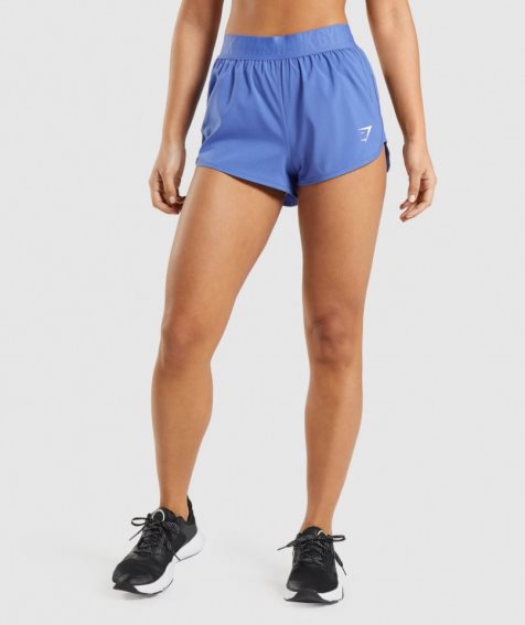 Women's Gymshark Training Loose Fit Shorts Blue | NZ 3JNRMI